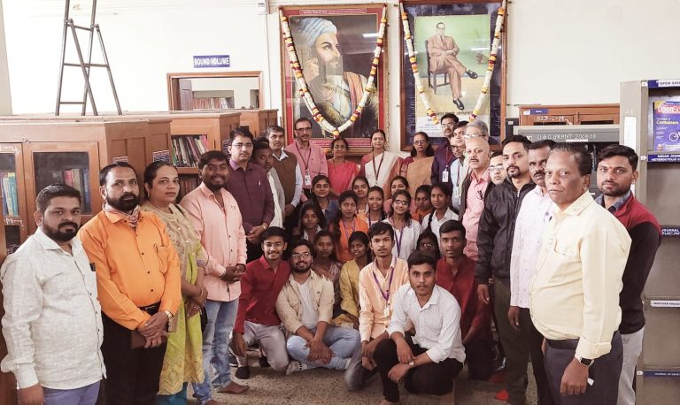 बिटको महाविद्यालयात छत्रपती शिवाजी महाराज यांची ३९४ वी जयंती उत्साहात साजरी..